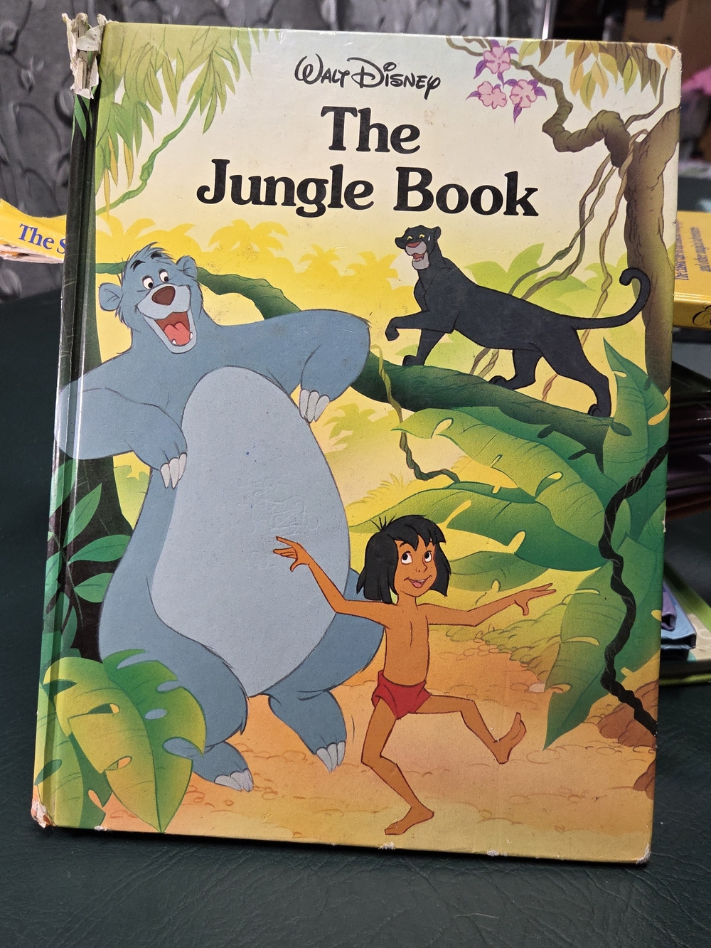 **Disney The Jungle Book Kids Story Book - Yellow/Green Cover**